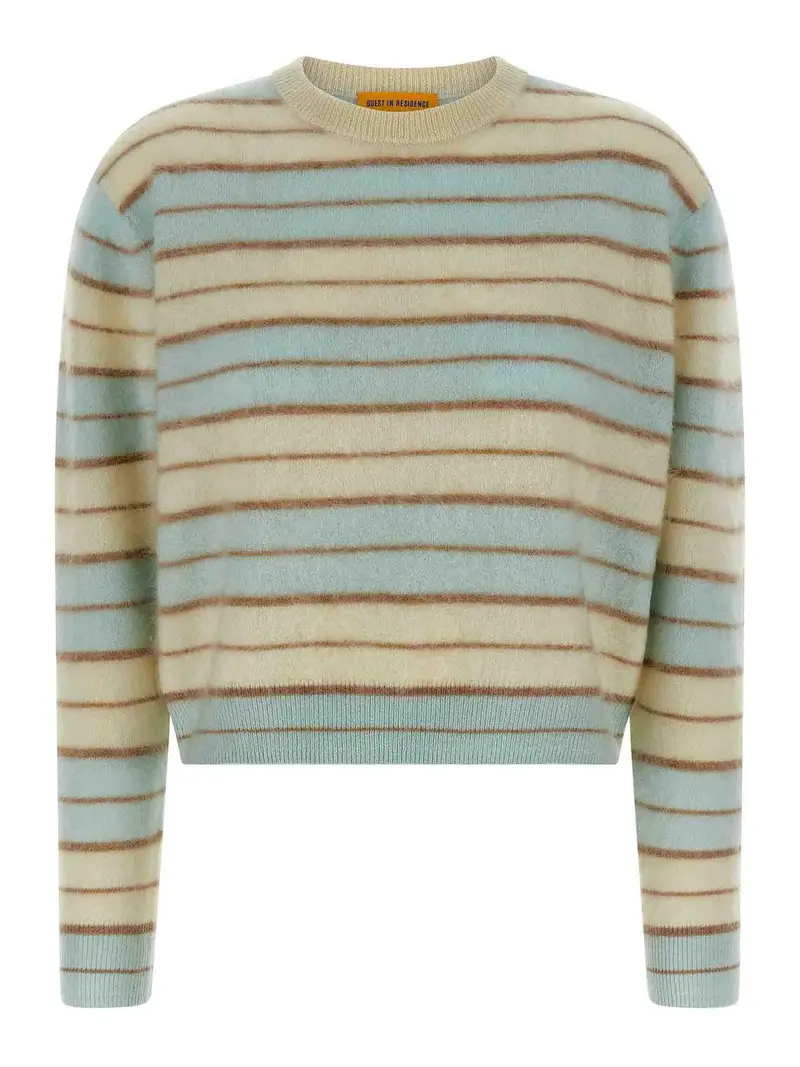 Maglione girocollo a righe Grizzly Multicolore