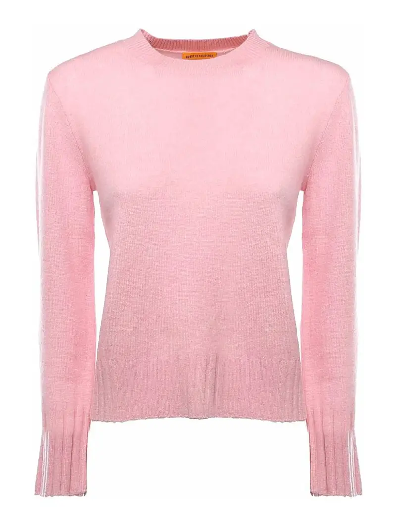 Maglione in cashmere a girocollo Color Carne E Neutri