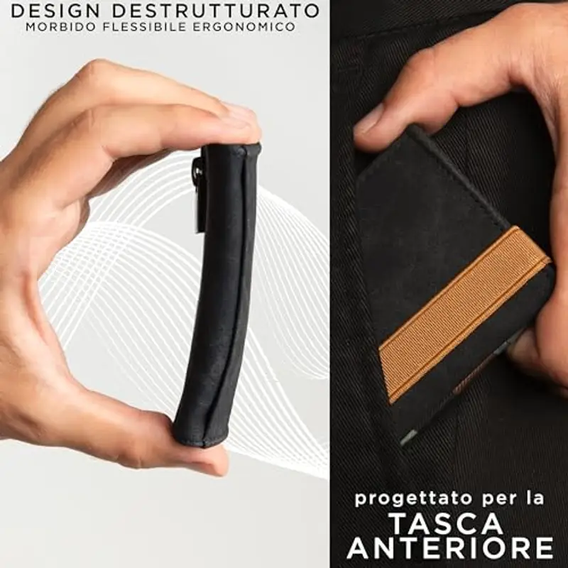 GUGGIARI Portamonete Uomo Nero 801843 miniatura 3