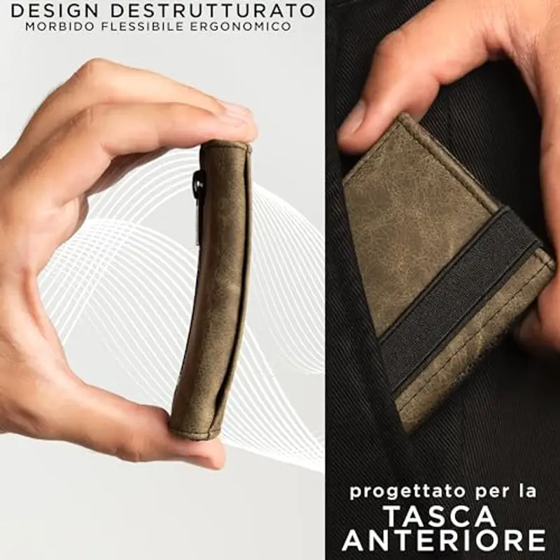 GUGGIARI Portamonete Uomo Verde 1597386 miniatura 3