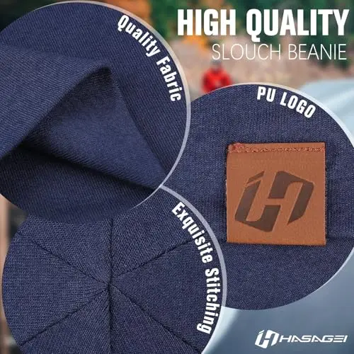 GXCROR - Berretto unisex, in cotone, morbido e sottile, leggero, traspirante, per tutte le stagioni, Blu, Taglia unica miniatura 3