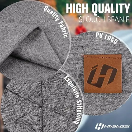 GXCROR - Berretto unisex, in cotone, morbido e sottile, leggero, traspirante, per tutte le stagioni, grigio., Taglia miniatura 3