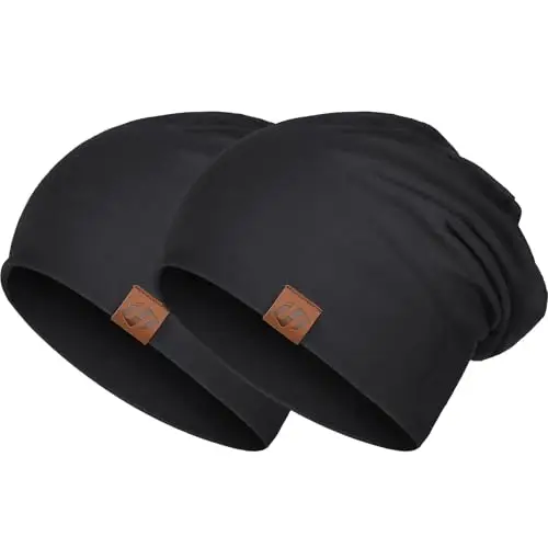 GXCROR - Berretto unisex, in cotone, morbido e sottile, leggero, traspirante, per tutte le stagioni, Taglia unica