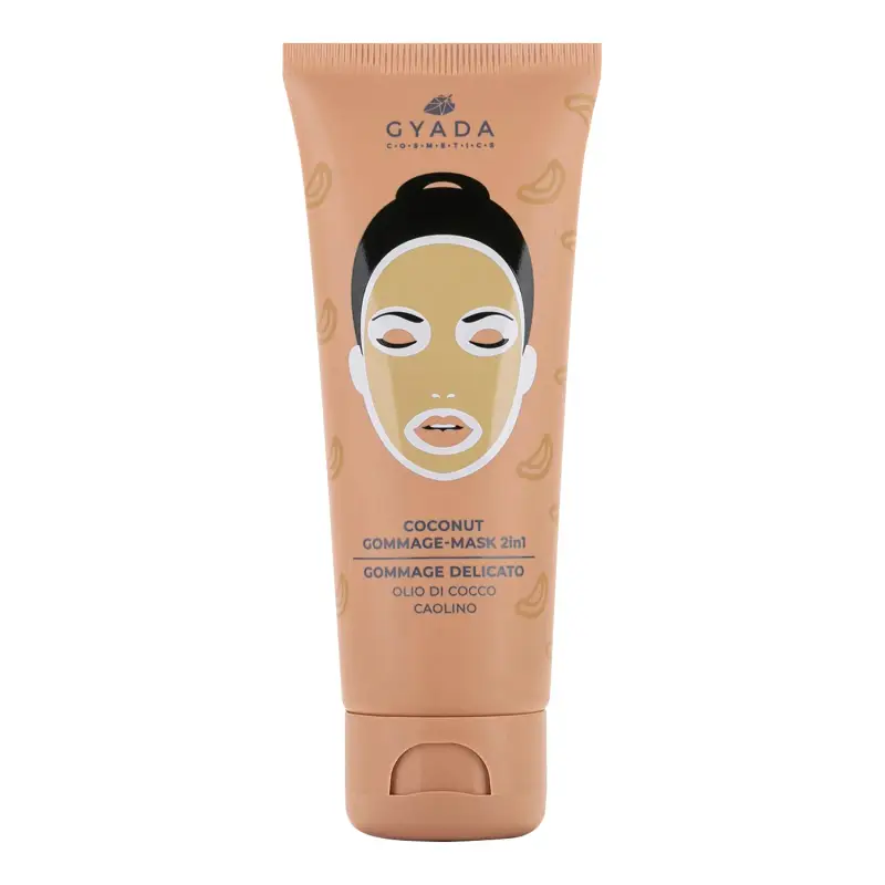 Cream Masks Coconut Gommage-Mask 2 in 1 - Maschera viso idratante,Maschera viso purificante,Peeling e gommage viso