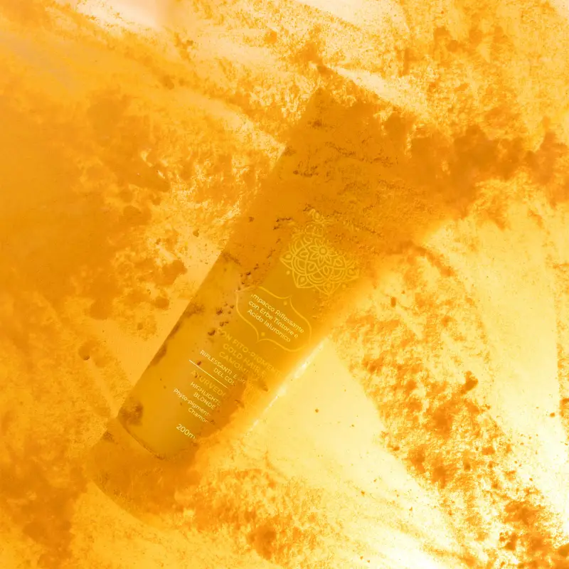 Hyalurvedic Impacco Ayurvedico Riflessante Gold Hair - Capelli colorati miniatura 2