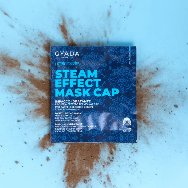 Hyalurvedic Impacco Idratante in Cuffia Termo-Vapore - Maschera capelli miniatura 2