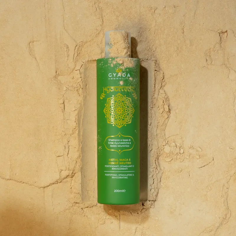 Hyalurvedic Shampoo Fortificante - Methi, Maca, Hennè Neutro - Capelli fini miniatura 2