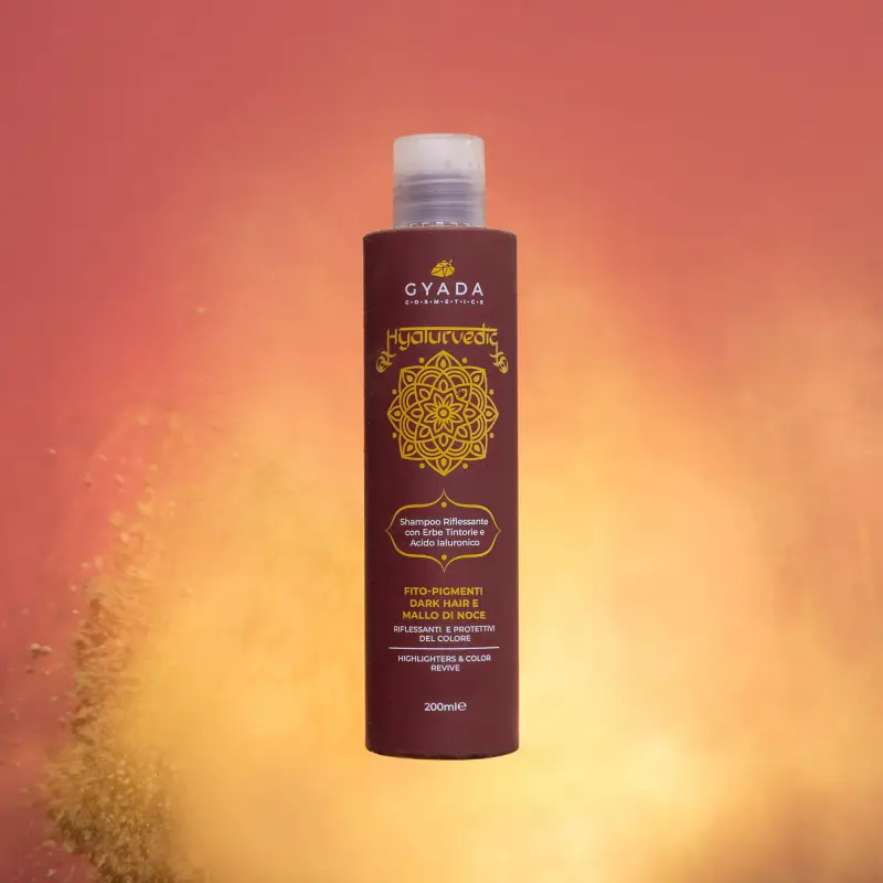 Hyalurvedic Shampoo Riflessante Dark Hair - Shampoo capelli colorati, Capelli colorati miniatura 2