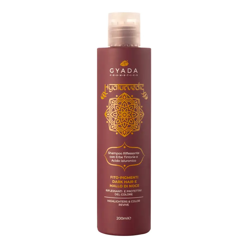 Hyalurvedic Shampoo Riflessante Dark Hair - Shampoo capelli colorati,Capelli colorati