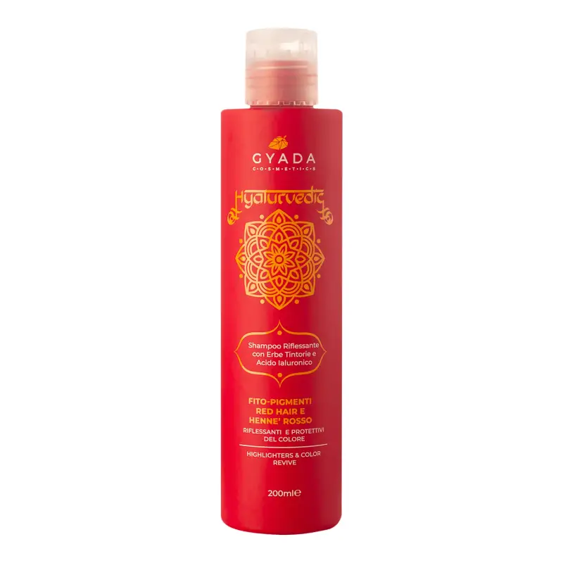 Hyalurvedic Shampoo Riflessante Red Hair - Shampoo capelli colorati,Capelli colorati