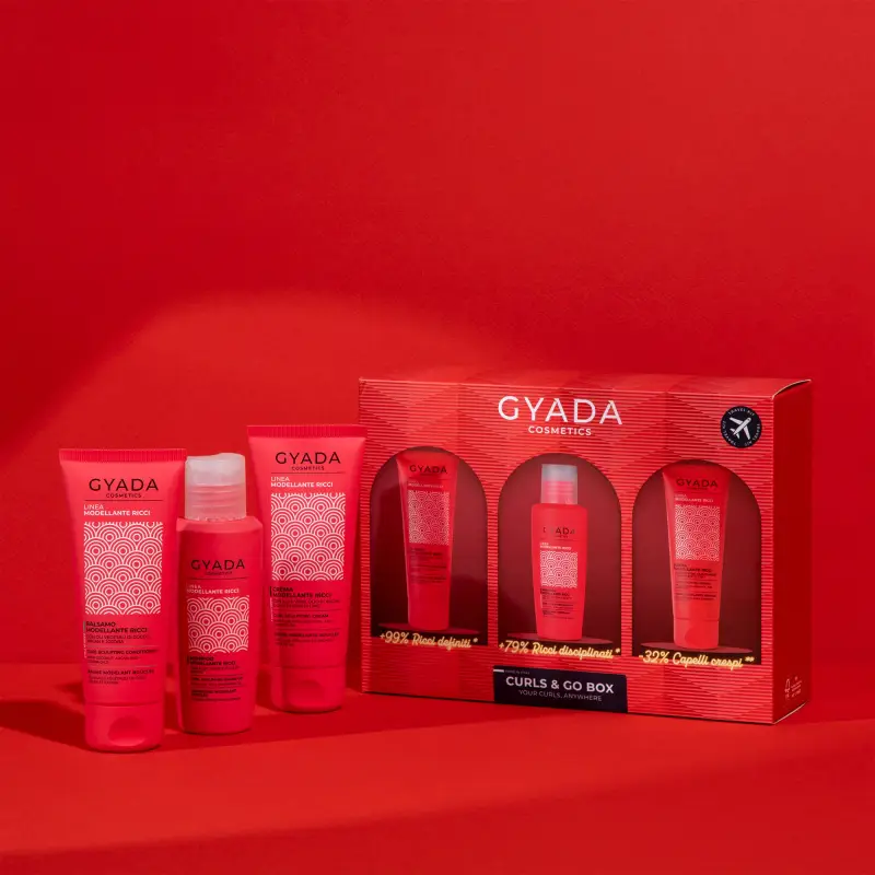 Linea Modellante Ricci Curls & Go Box - Shampoo capelli ricci, Balsamo capelli ricci, Capelli ricci, Cofanetto per capelli miniatura 3