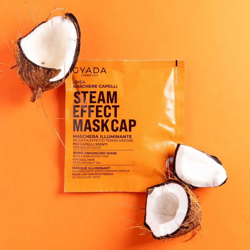 Maschere Capelli in Tessuto Maschera Illuminante In Cuffia Effetto Termo-Vapore - Maschera illuminante capelli miniatura 3