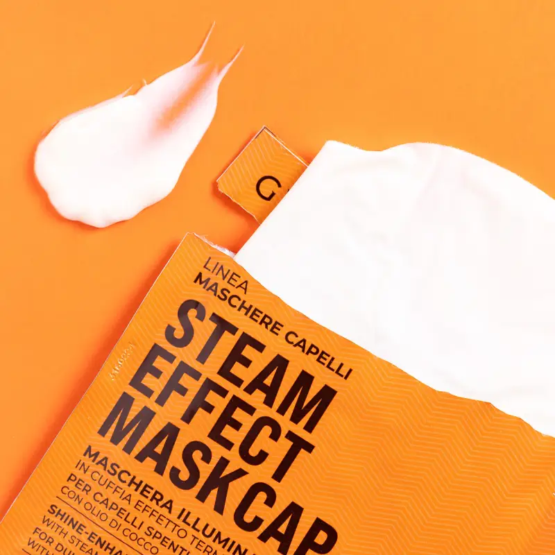 Maschere Capelli in Tessuto Maschera Illuminante In Cuffia Effetto Termo-Vapore - Maschera illuminante capelli miniatura 4