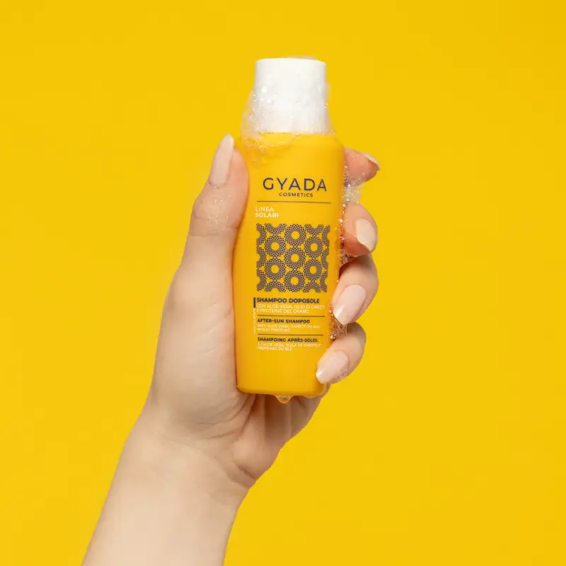 Solari Shampoo Doposole - Shampoo protezione solare, Spray solare capelli miniatura 3