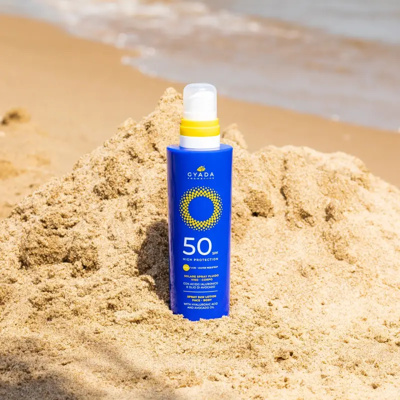 Solari Solare Spray Viso Corpo SPF50 - Protezione solare viso, Solari alta protezione miniatura 2