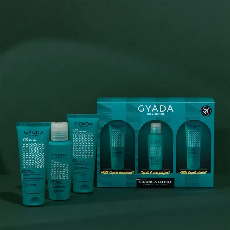 Spirulina Strong & Go Box - Gel capelli, Capelli fini, Cofanetto per capelli miniatura 3