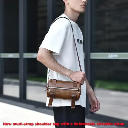 GZQFUOU Borsa a tracolla Uomo Marrone 2969419 miniatura 2