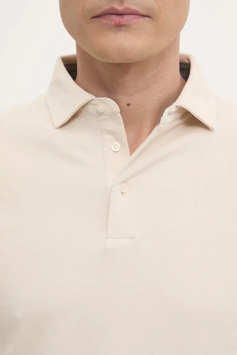 camicia a maniche lunghe uomo colore beige HM550991 miniatura 5