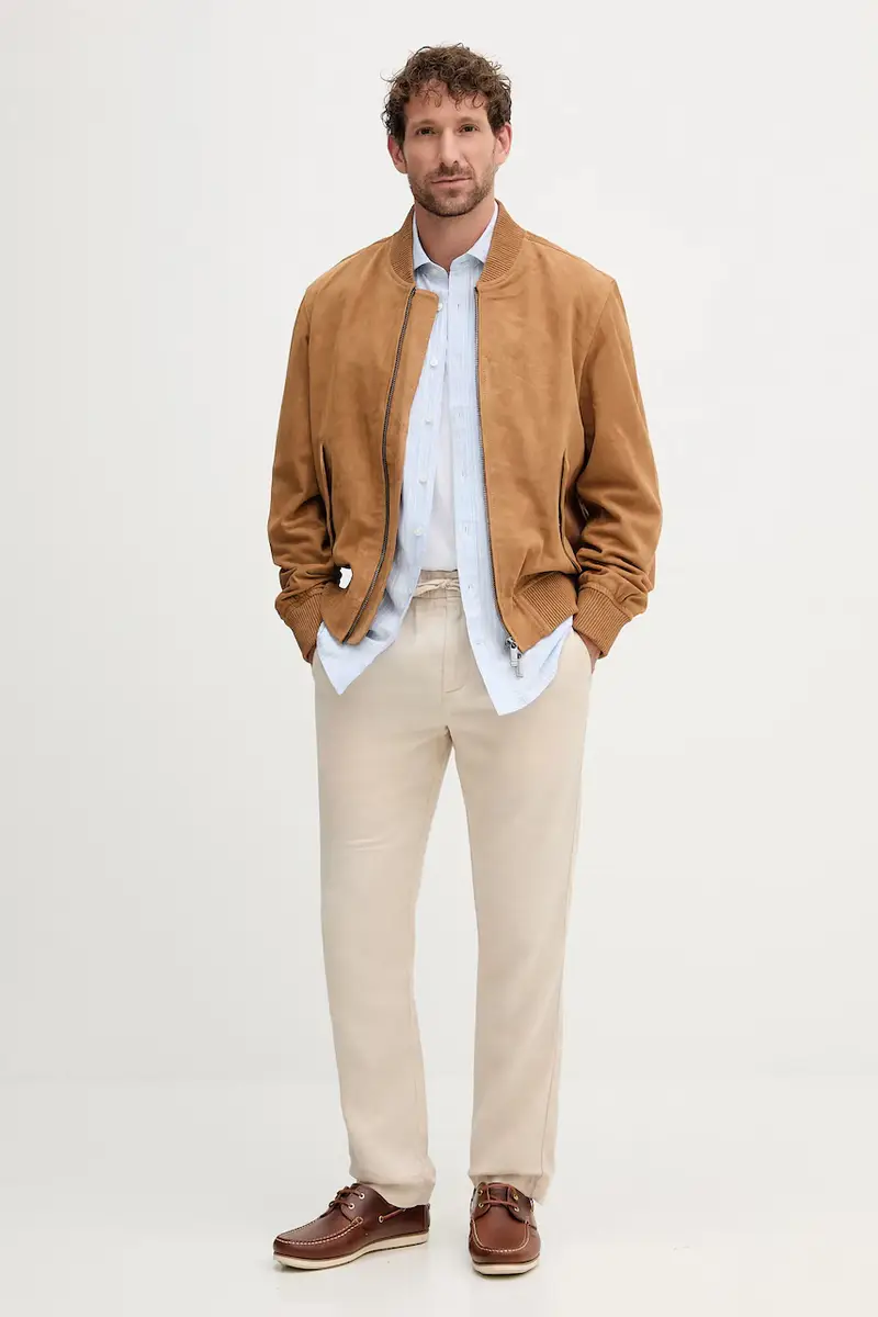 camicia in cotone uomo colore blu HM3010349 miniatura 2