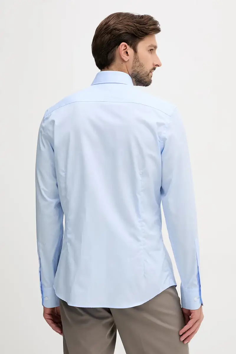 camicia in cotone uomo colore blu HM304529 miniatura 3