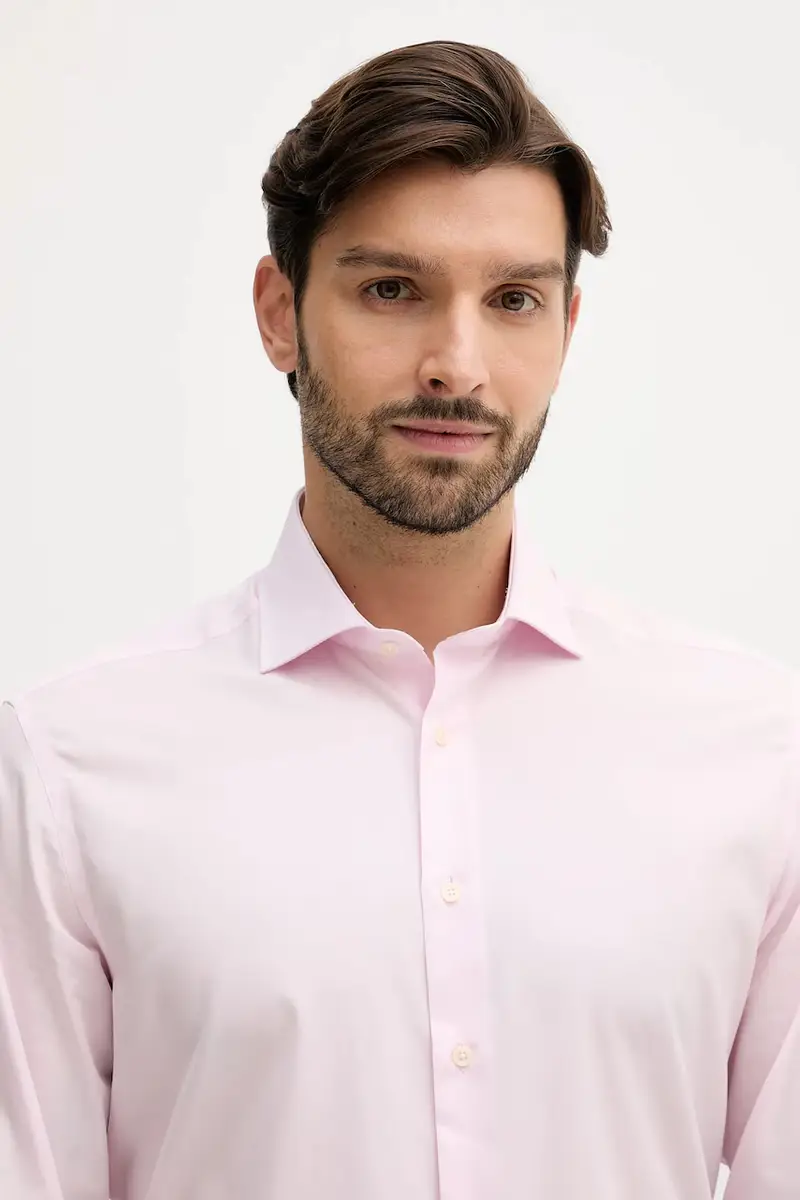 camicia in cotone uomo colore rosa HM304529 miniatura 4