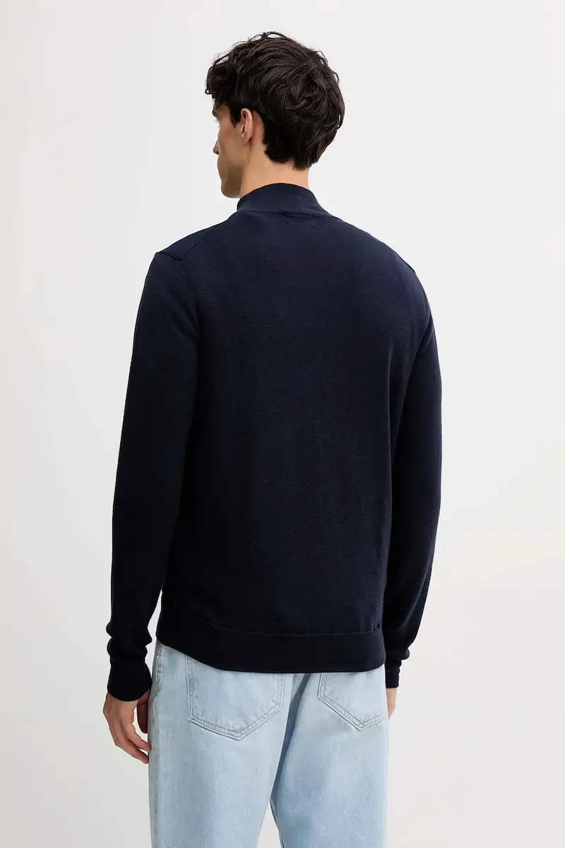 Hackett London Cardigan Uomo Blu 3595836 miniatura 3