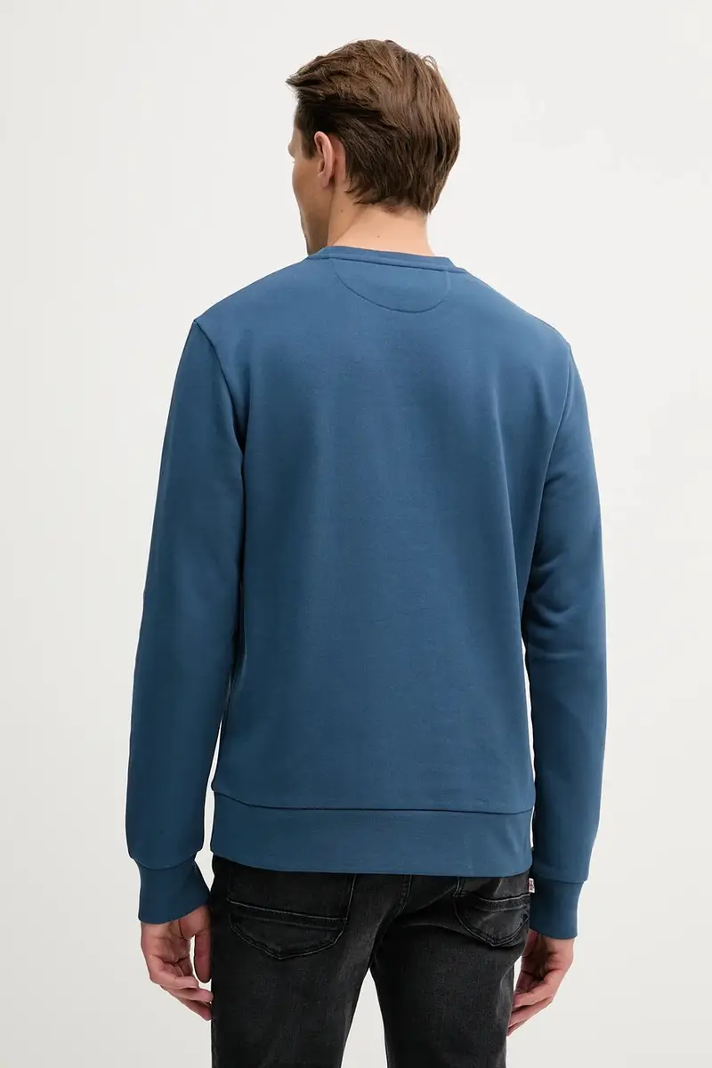 felpa in cotone uomo colore blu HM5800002 miniatura 3