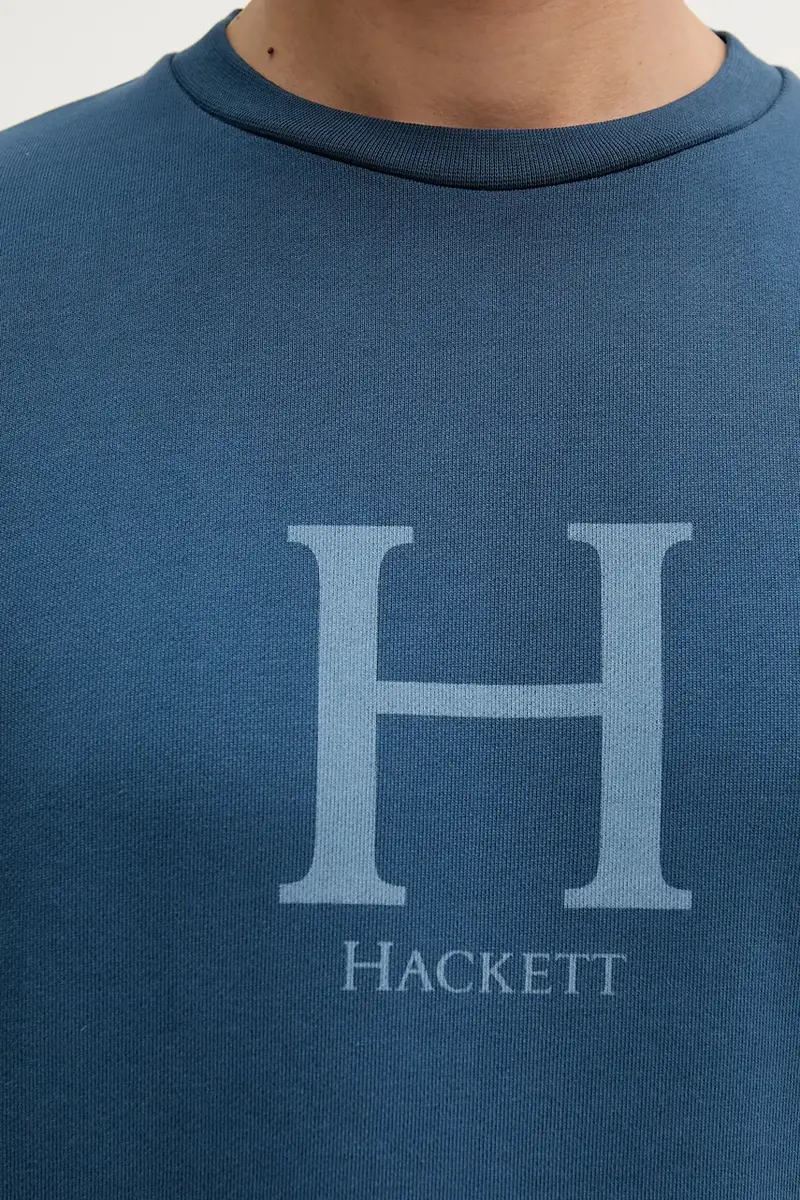 felpa in cotone uomo colore blu HM5800002 miniatura 5