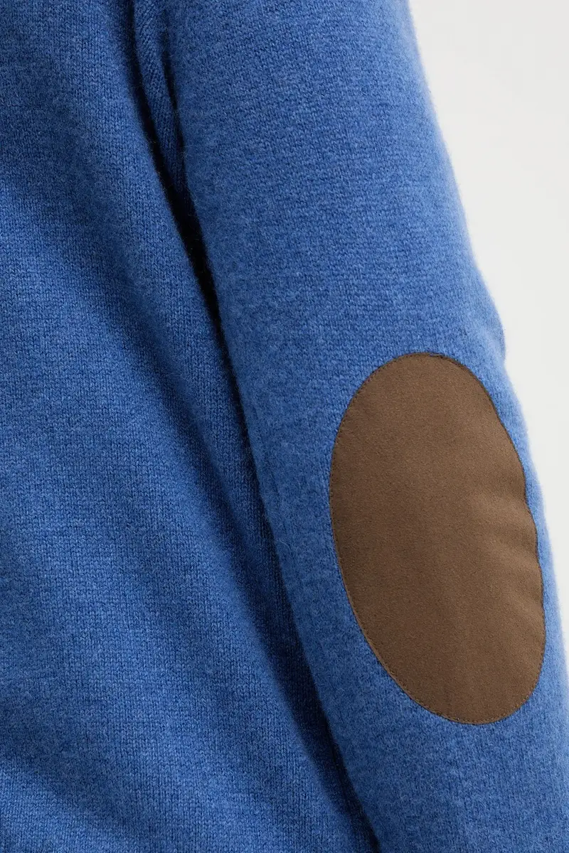 maglione in lana uomo colore blu navy HM7000078 miniatura 5