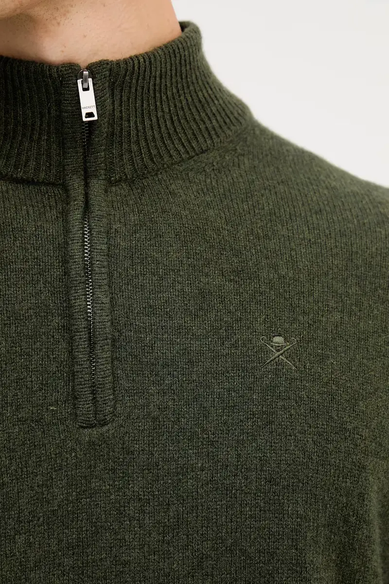 maglione in lana uomo colore verde HM7000078 miniatura 5