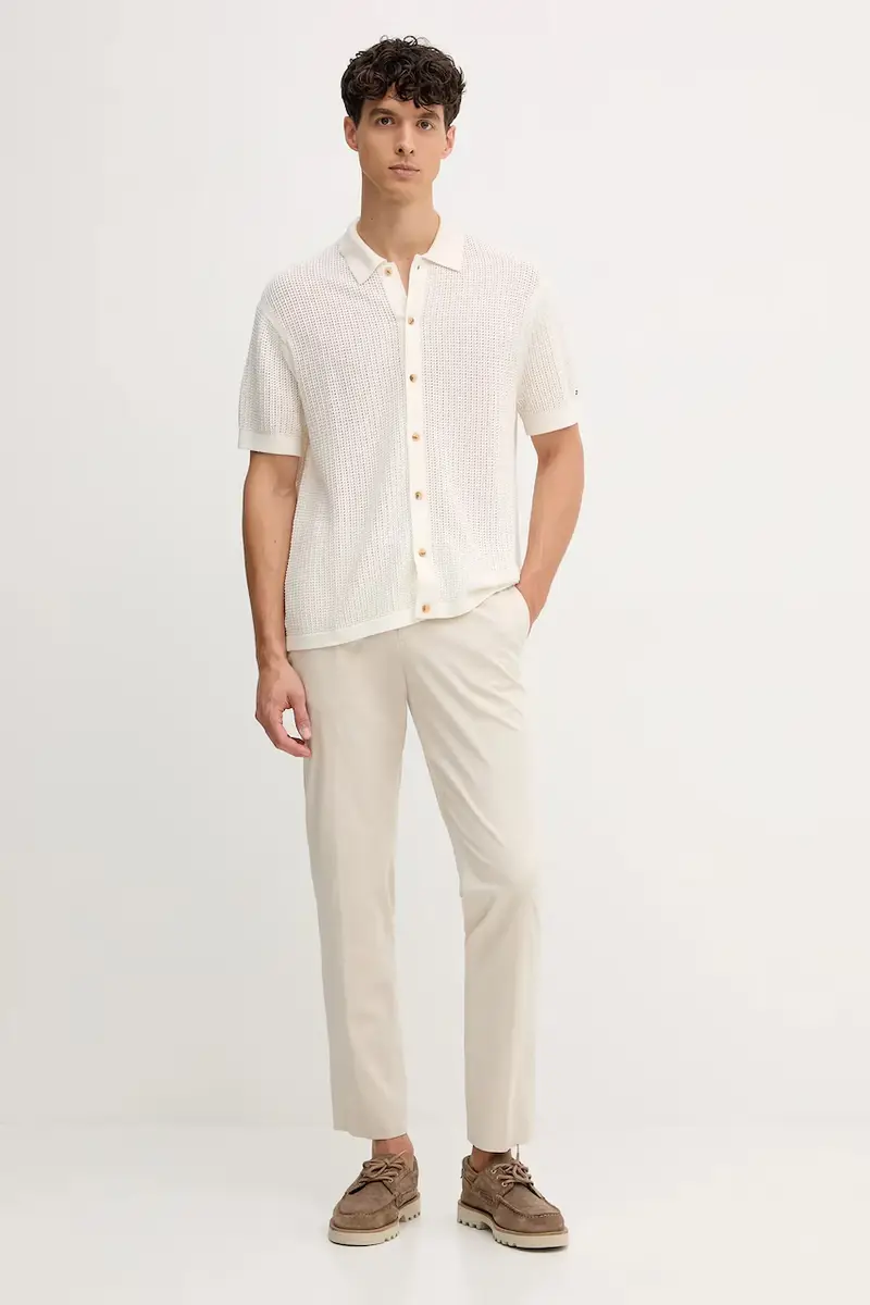 pantaloni uomo colore beige HM2100009R miniatura 2