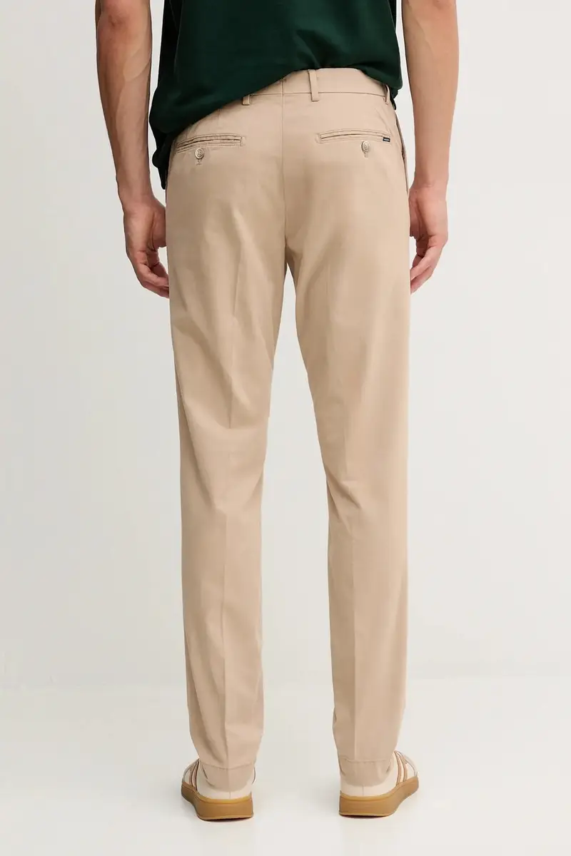 pantaloni uomo colore blu navy HM212487R Beige miniatura 3