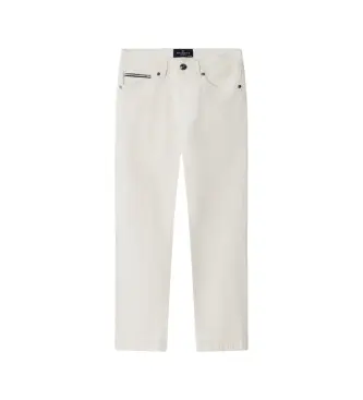 per ragazzo HK2100009 Pantaloni Relax Fit Ecru Wash Bianco (2 años = cm), Casual, Cotone, moda per bambini
