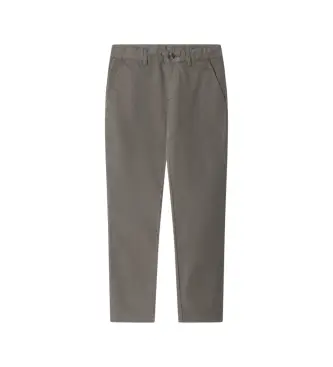 per ragazzo HK2100014 Pantaloni chino classici in verde (9años= 134cm), Casual, Cotone, moda per bambini