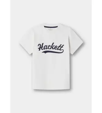 per ragazzo HK5000020 T-shirt bianca con logo (K07), Bianco, Casual, Cotone, Manica corta, moda per bambini