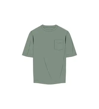 per ragazzo HK5000028 T-shirt verde interlock (K02), Casual, Cotone, Manica corta, moda per bambini