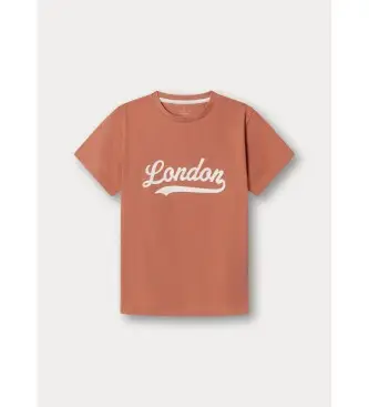 per ragazzo HK5000045 Maglietta arancione London Tee (K02), Casual, Giallo, Cotone, Manica corta, moda per bambini