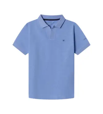 per ragazzo HK5600014 Maglietta Johnny Polo con colletto blu (2 años = cm), Casual, Cotone, Classico, Manica corta, moda