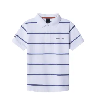 per ragazzo HK5600019 Polo a righe bianche HS (2 años = cm), Bianco, Casual, Cotone, Manica corta, moda per bambini