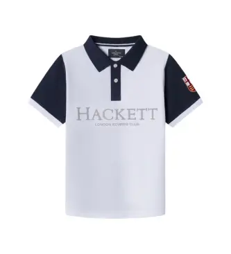 per ragazzo HK5600024 Polo Heritage LRC bianca (2 años = cm), Bianco, Casual, Cotone, Manica corta, moda per bambini