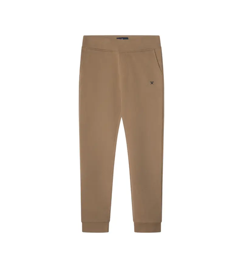 per ragazzo HK5800010 Pantaloni jogger marroni essenziali (2años= 92cm), Marrone, Casual, Cotone, Poliestere, moda per bambi