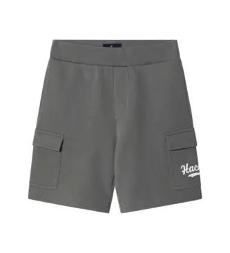 per ragazzo HK5800024 Pantaloncini cargo grigi SW (11años= 146cm), Casual, Grigio, Cotone, moda per bambini