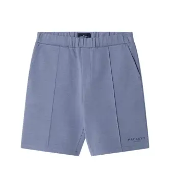 per ragazzo HK5800044 Pantaloncini interlock blu (11años= 146cm), Casual, Cotone, moda per bambini