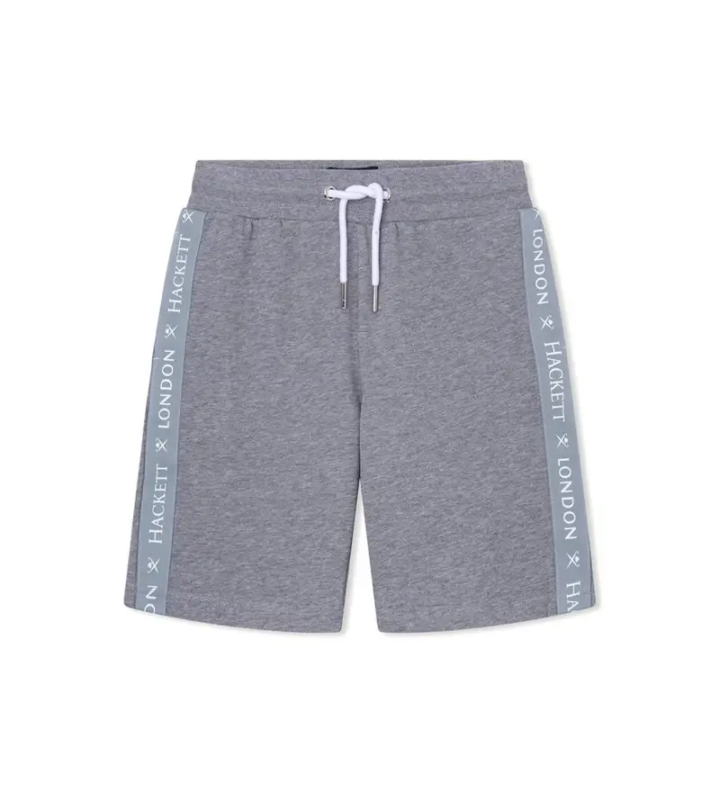 per ragazzo HK580876 Pantaloncini con nastro grigio (2Años= 92cm), Casual, Cotone, moda per bambini Blu