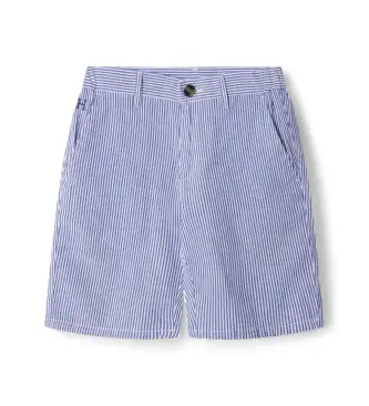 per ragazzo HK8000004 Bermuda Heritage Str Blue (9Años= 134cm), Cotone, Classico, moda per bambini Blu