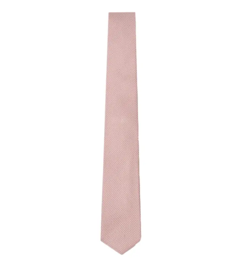 per uomo. HM053647 Cravatta in seta tricolore rosa (OSFA), Casual, Da sera, Classico
