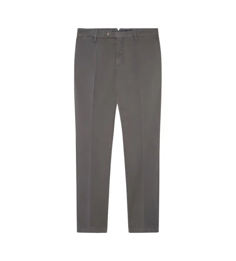 per uomo. HM212487 Pantaloni chino verdi slim Kensington (30/28), Casual, Da sera, Verde, Cotone, Classico
