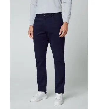 per uomo HM212491 Pantaloni Trinity blu scuro (30/34), Casual, Cotone, Navy