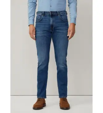 per uomo HM212696 Jeans dalla vestibilità classica blu (31/34), Casual, Cotone, Denim