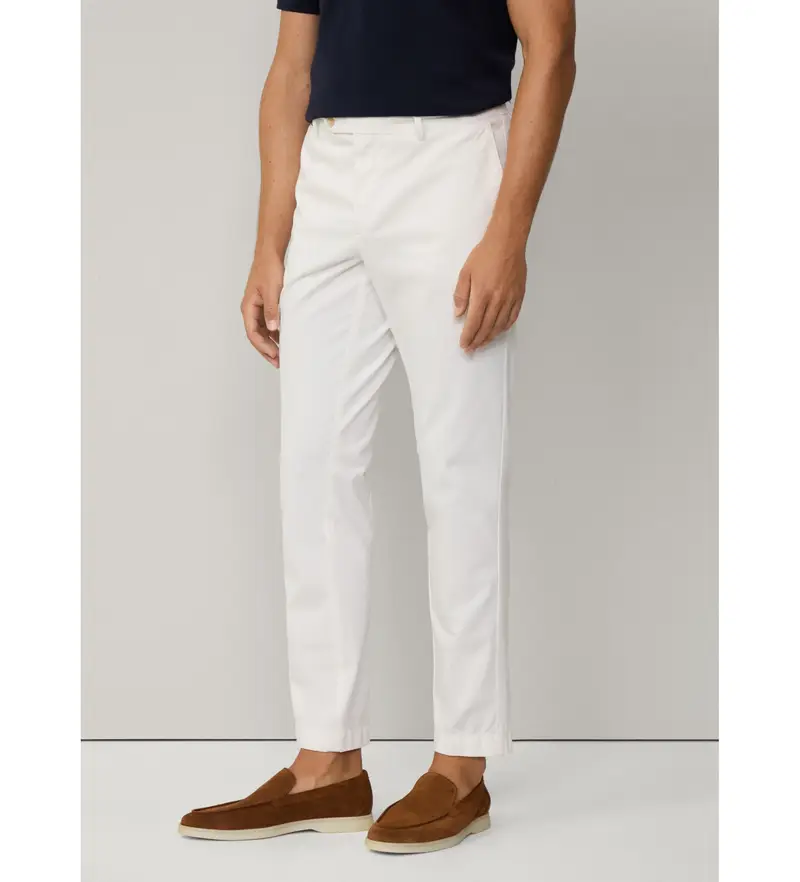 per uomo HM212719 Pantaloni chino Kensington bianco sporco (40/32), Casual, Cotone